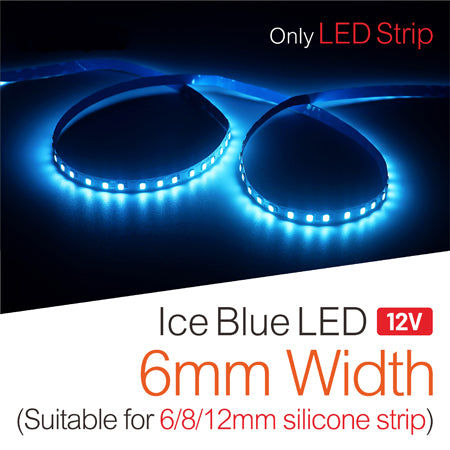 DIY Neon Sign-LED Strip Lights - 12V 120Led/M - Ice blue 5m