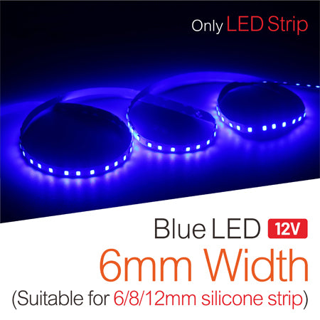 DIY Neon Sign-LED Strip Lights - 12V 120Led/M -Blue  5m